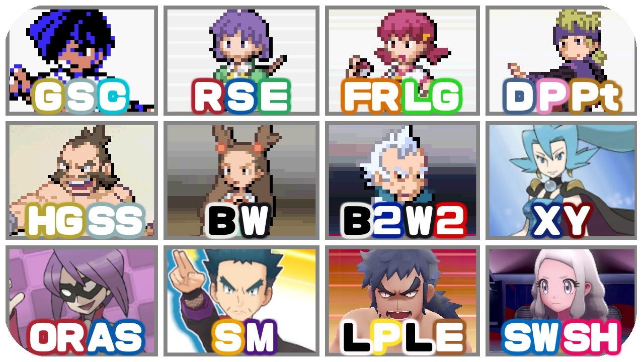 【ポケモン】ジョウトジムリーダー戦を歴代風にアレンジしてみた【金銀】