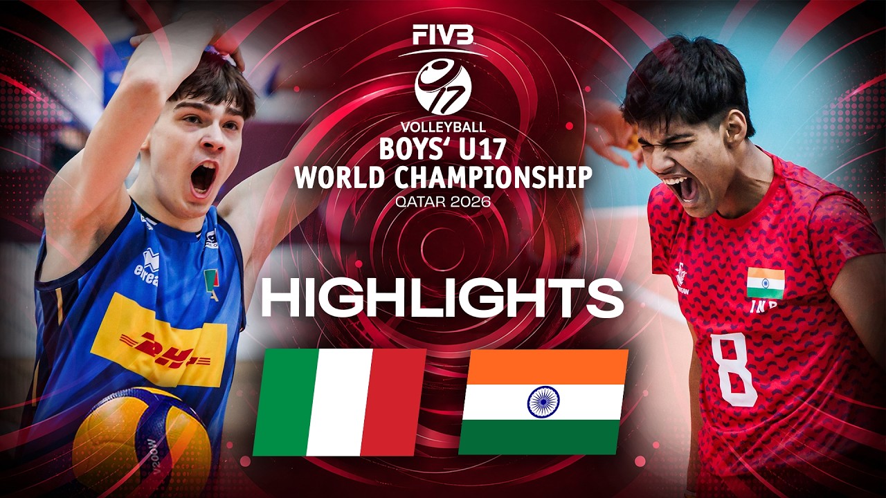 Italy 🇮🇹 vs. India 🇮🇳 - Highlights | Pool Play | Boys' U17 World Championship