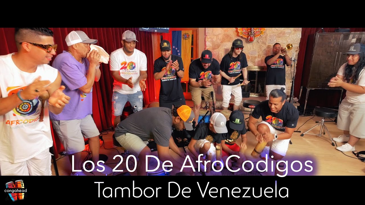 Los 20 De AfroCodigos perform Tambor De Venezuela