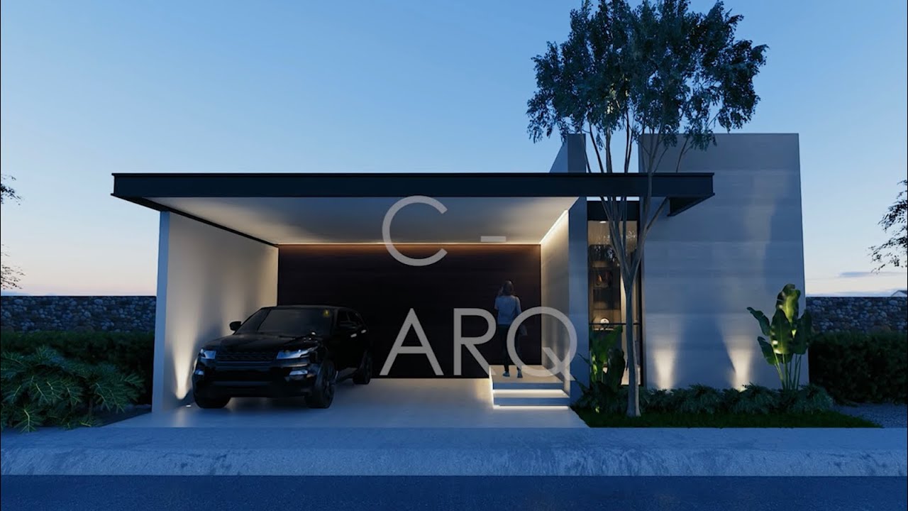 ¡AMPLIA CASA MINIMALISTA DE 1 PLANTA en 10x20 con ALBERCA! IDEAL PARA EL RETIRO! 3 HABITACIONES🏠