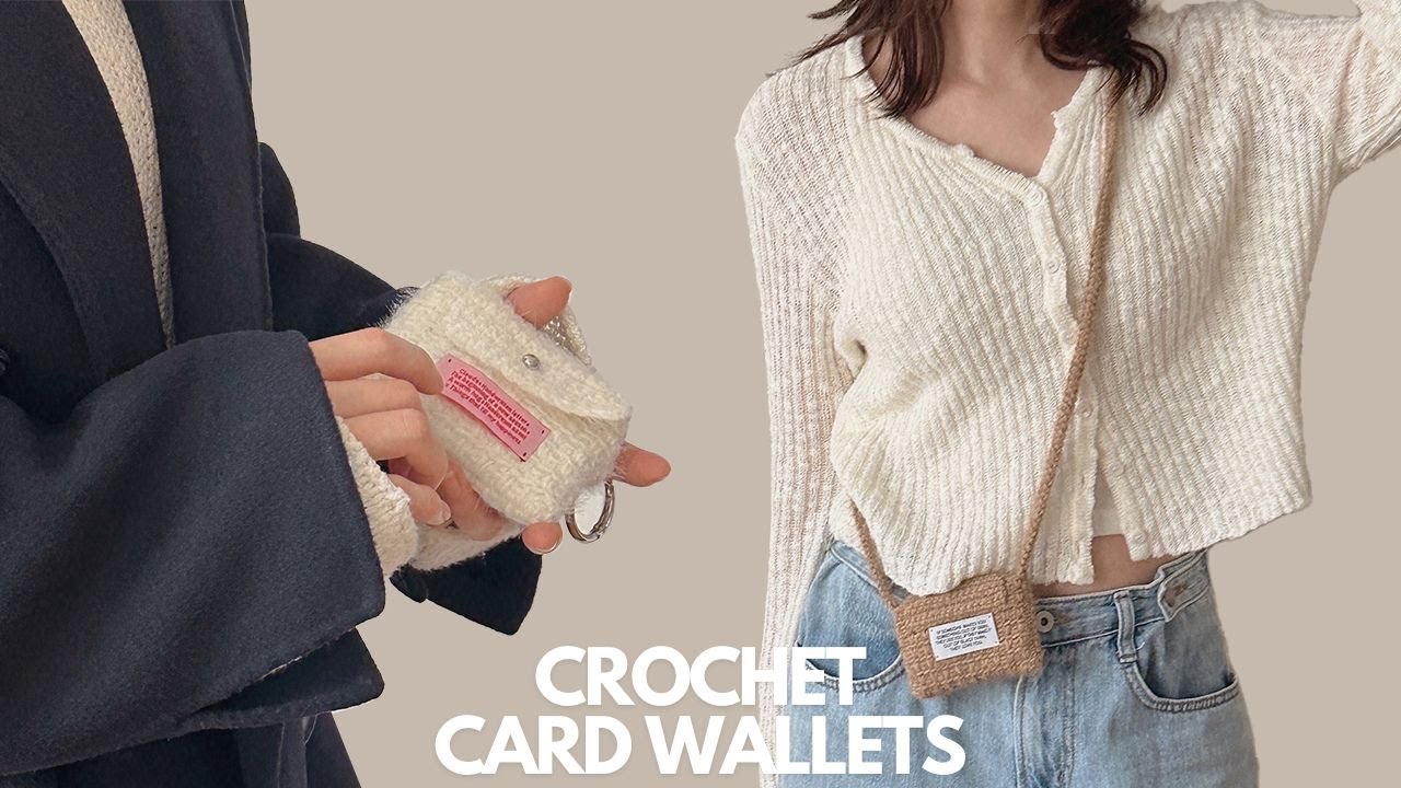 카드지갑 뜨기 선물용 강추 패션아이템으로도 강추 crochet card wallet