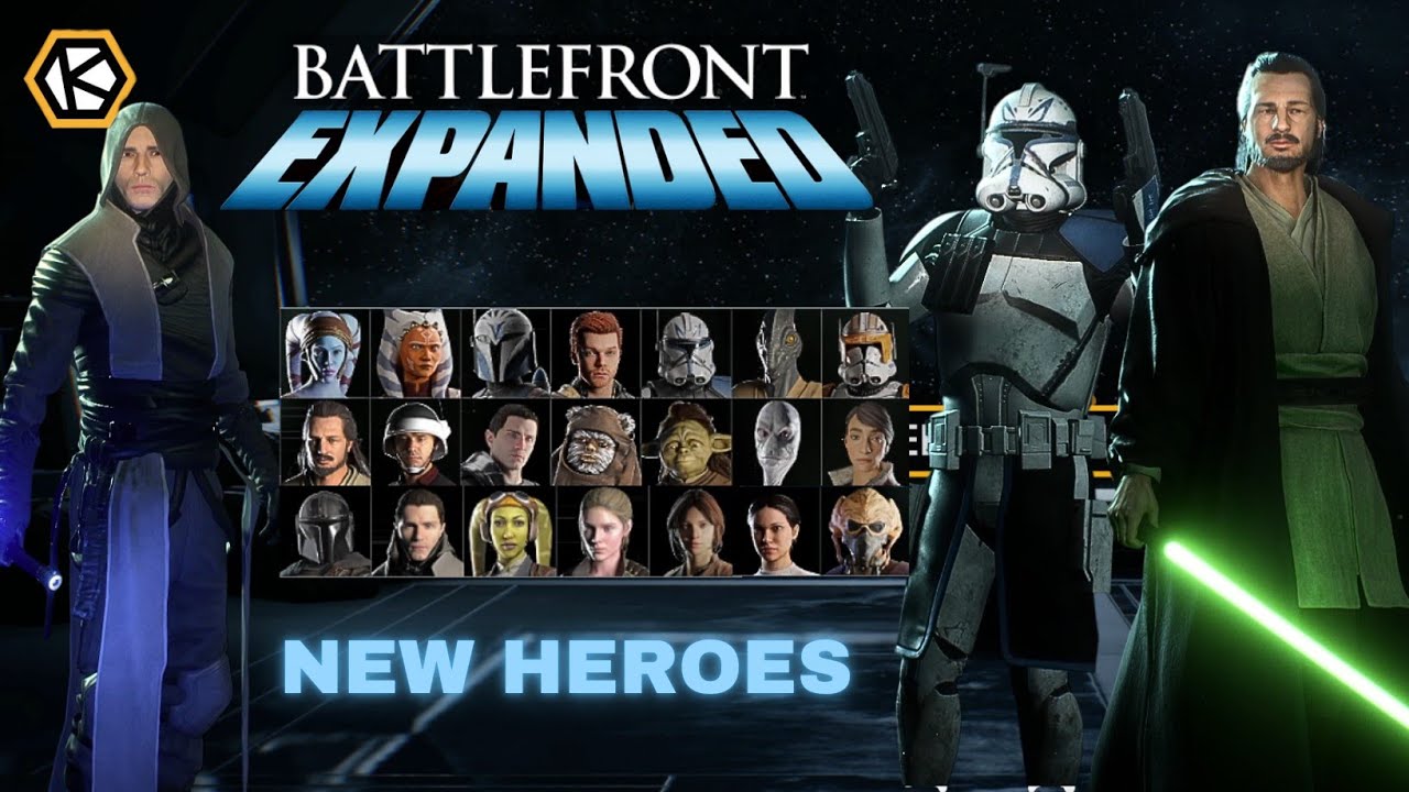 The NEW HEROES of Battlefront Expanded are AMAZING ! | Showcase | Star Wars Battlefront 2