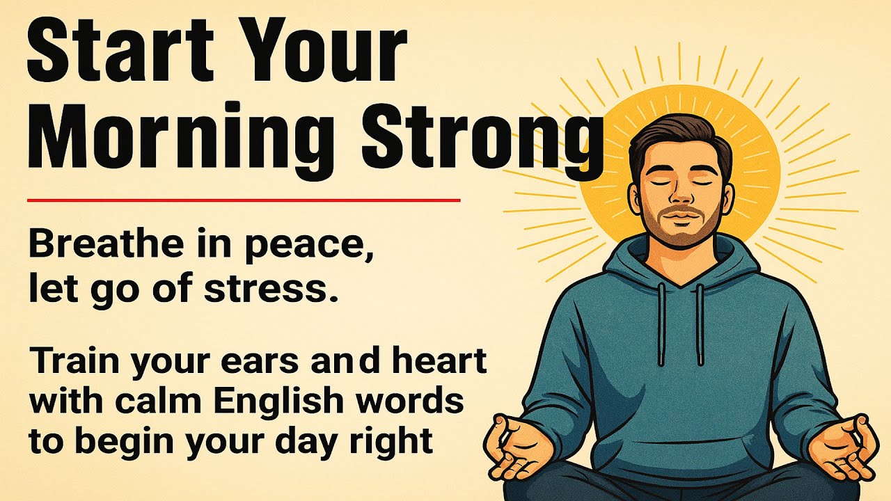 Start Your Morning Strong | Learn English Through Motivational Lesson | Improve English