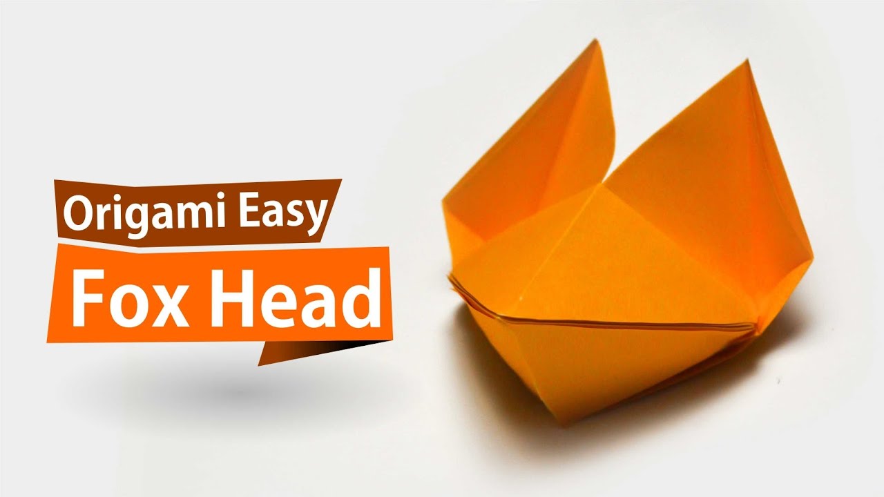 Origami Fox Head