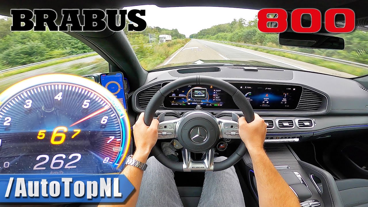 BRABUS 800 GLS 63 AMG | TOP SPEED on AUTOBAHN [NO SPEED LIMIT] by AutoTopNL