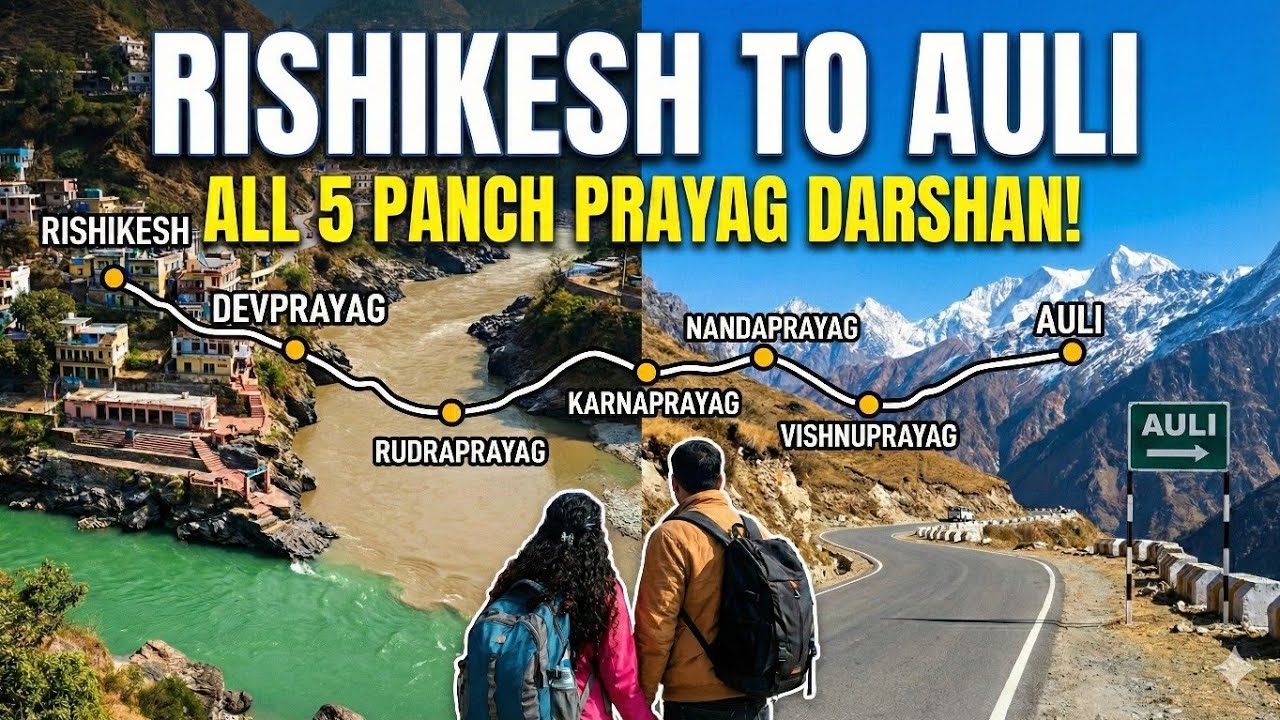 The story of Ganga: Exploring Panch Prayag from Rishikesh! Explained 🌊 #panchprayag #uttrakhand 