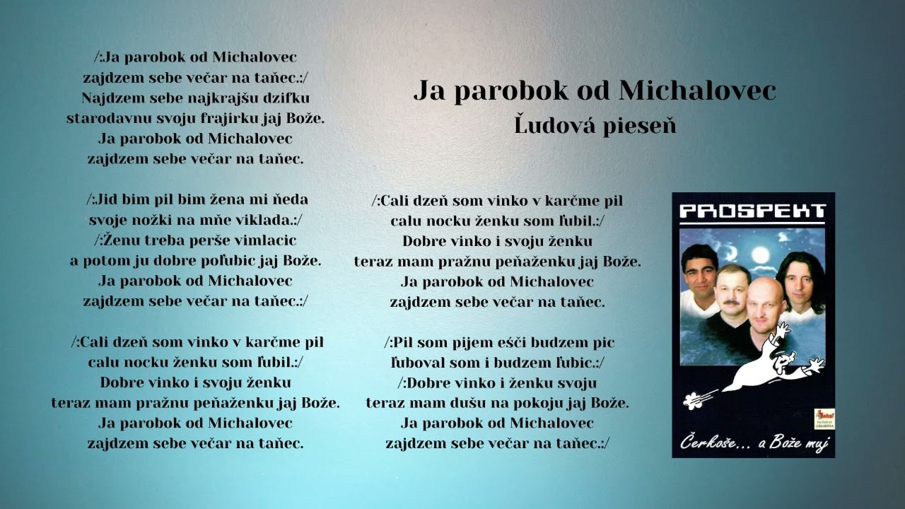 PROSPEKT 3, Ja parobek, ľudová, Videorohaľ