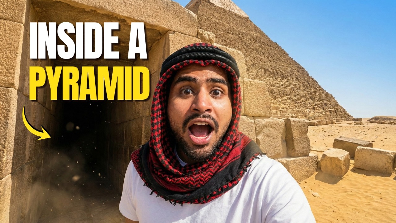 I Went Inside the Egyptian Pyramids 🇪🇬