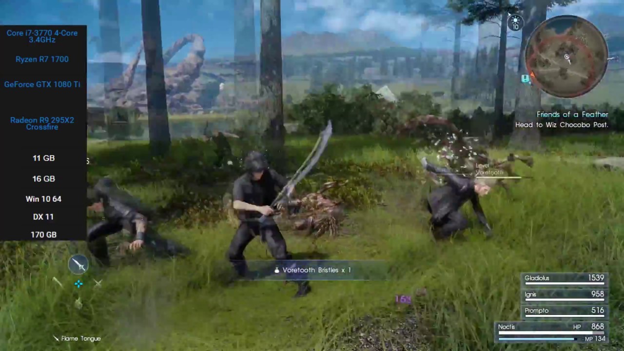 System Requirements for Final Fantasy XV PC Version - Looks Amazing!