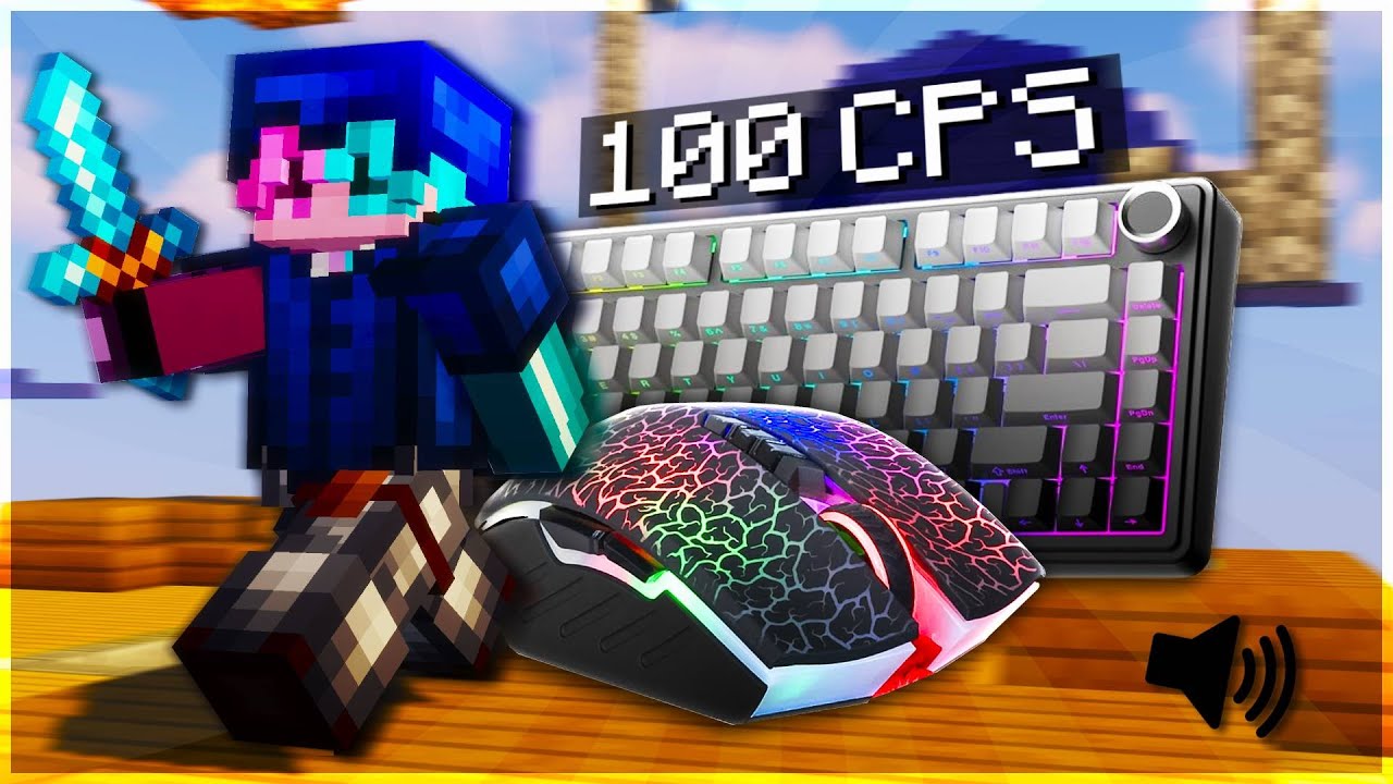 (BLOODY A70) Bedwars ASMR Keyboard & Mouse Sounds | Hypixel Bedwars