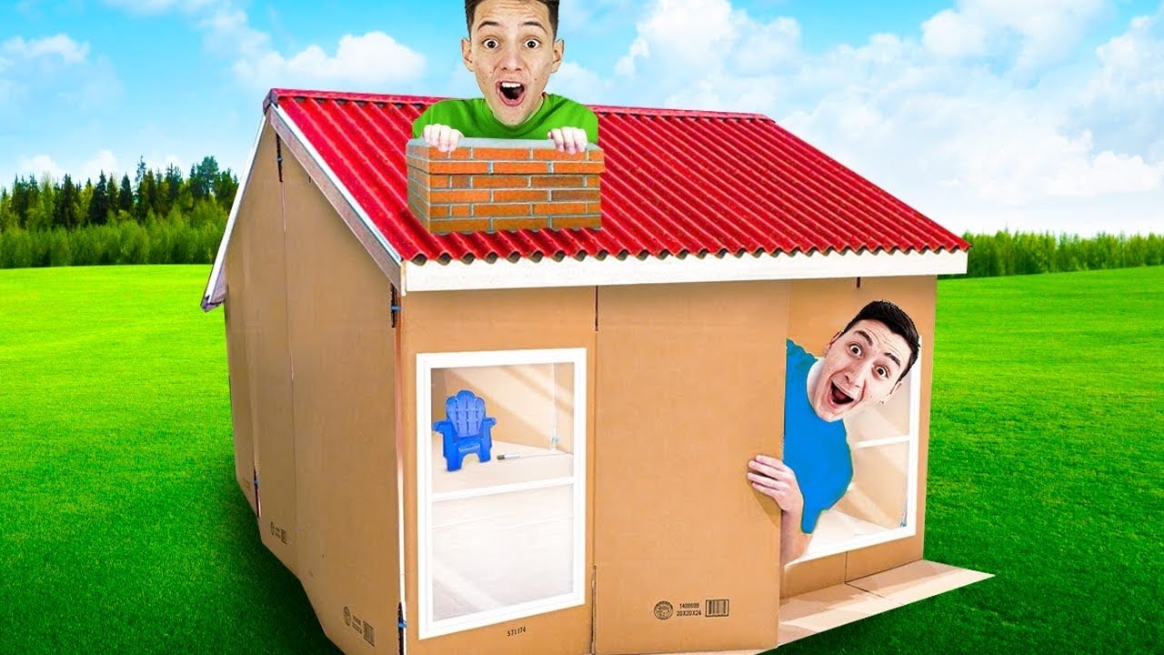 L&rsquo;ULTIMO CHE ESCE DALLA CASA DI CARTONE VINCE 10.000&euro; (Cap e Kazu)