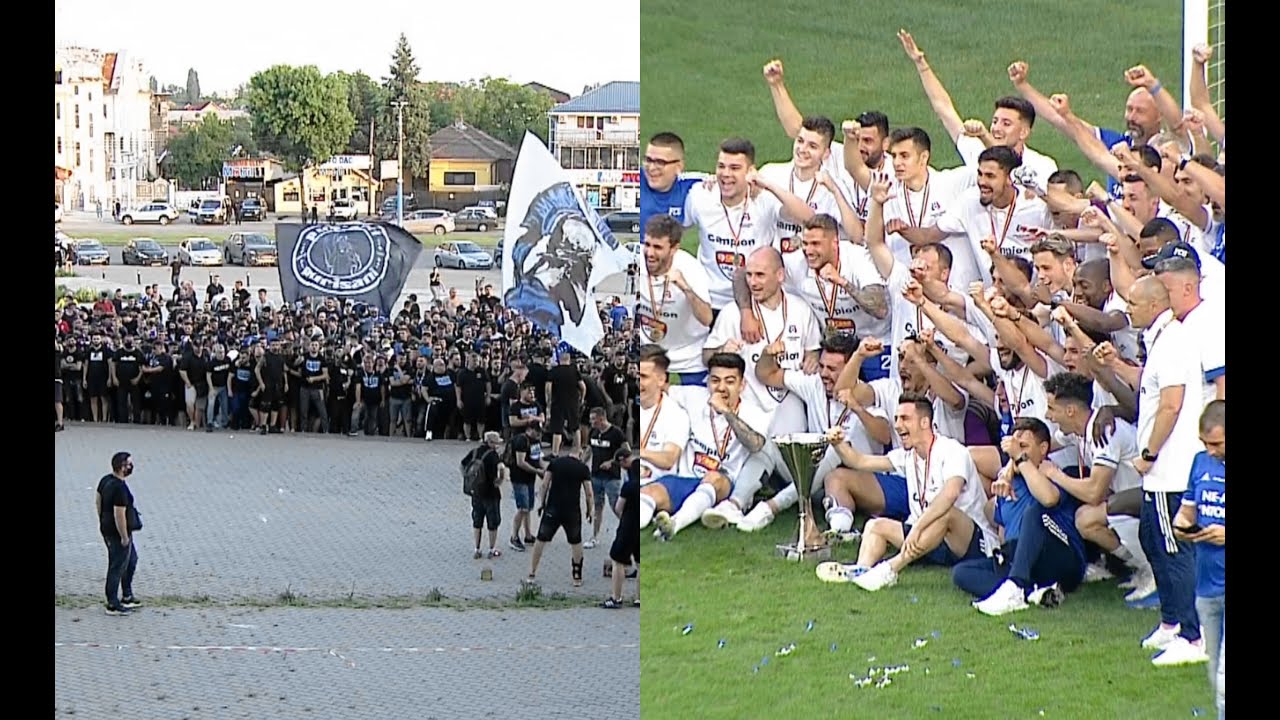 Fiesta în Bănie! U Craiova 1948, campioana Ligii 2. Suporterii au făcut spectacol