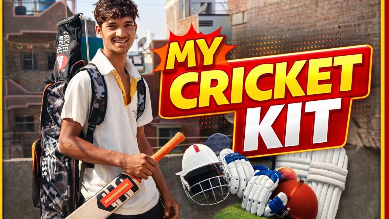 My Cricket Kit 🏏 | Complete Cricket Kit Bag Reveal 2026