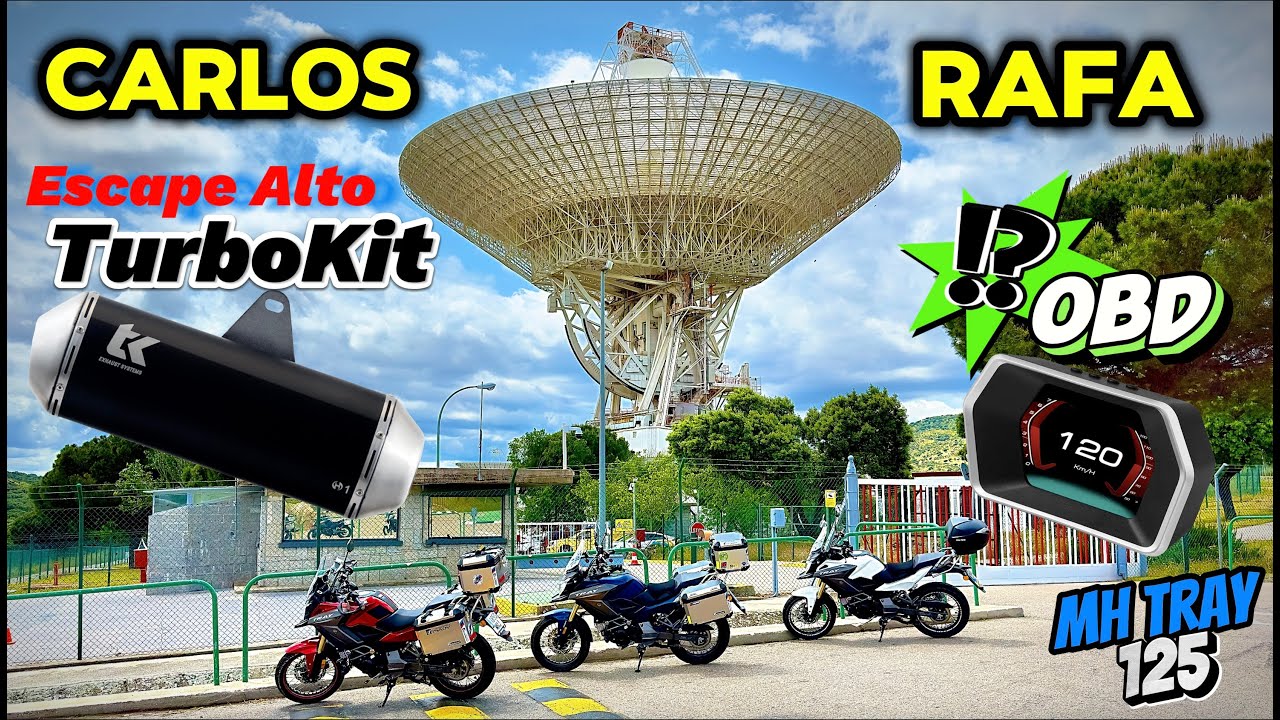 Escape TURBOKIT - Display OBD y mucho MAS en las TRAY de Carlos y Rafa/ MH TRAY 125 #motovlog #trail