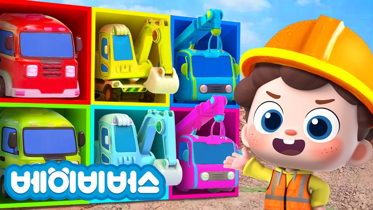 공사차 놀이  | 예스 네오! | 동요모음 | 어린이 노래 | 베이비버스 인기동요 | BabyBus