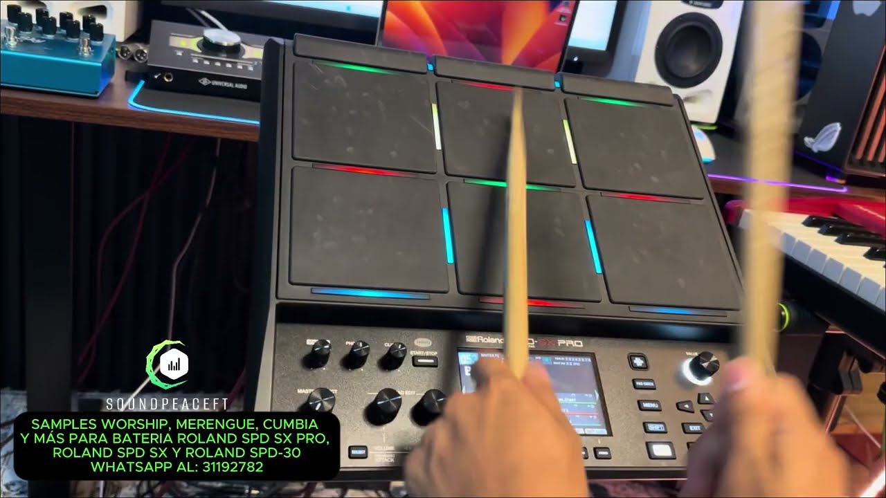 TUTORIAL COMO CARGAR SAMPLES EN UNA ROLAND SPD SX PRO O ROLAND SPD SX✅ #tutorial #roland #rolandspd