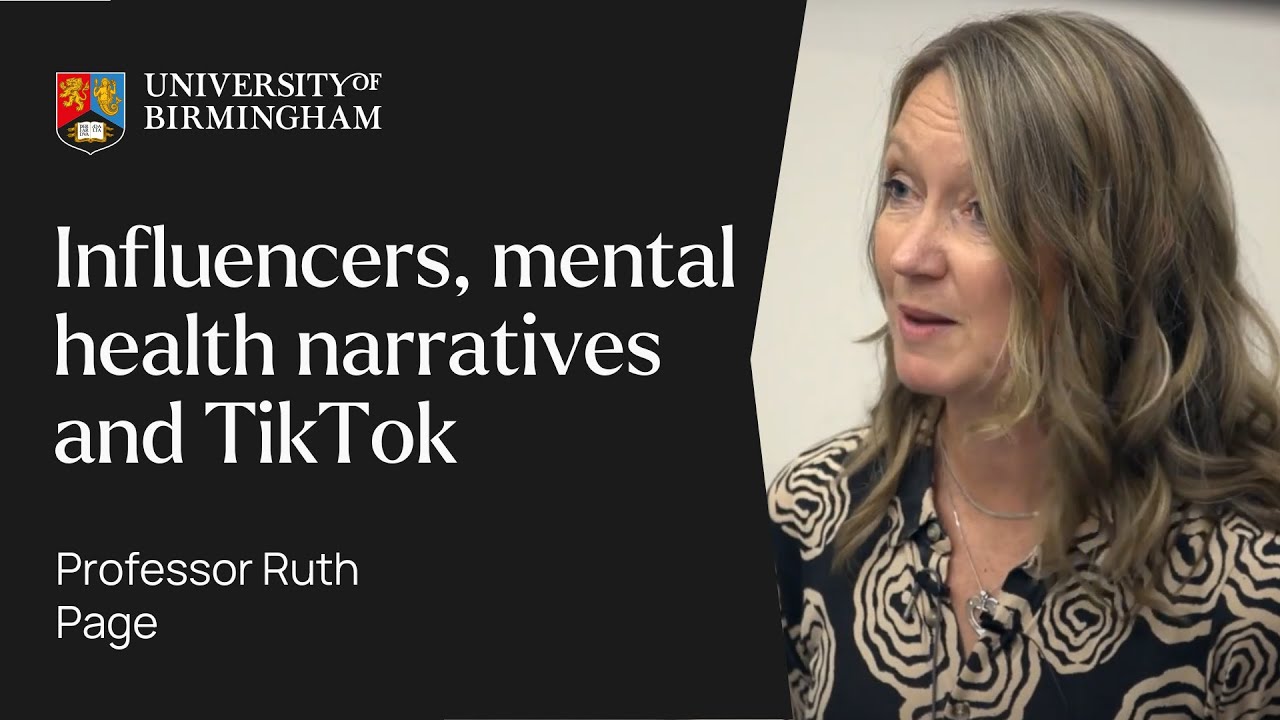 Influencers, mental health narratives and TikTok | University of Birmingham
