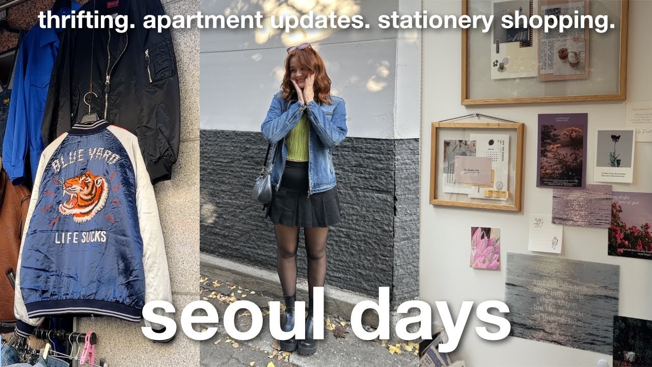 Seoul days: Apartment updates, Thrifting in Dongmyo and shopping in South Korea