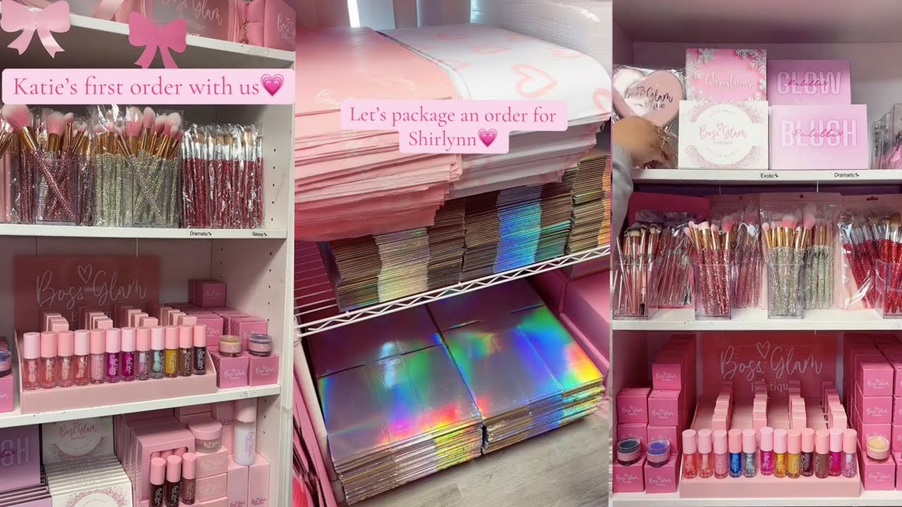 packaging Aesthetic asmr products🦋