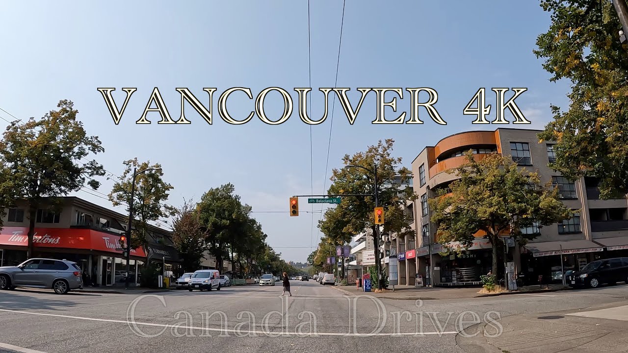 Driving in Vancouver Canada 4K |  2022 09 12 Monday