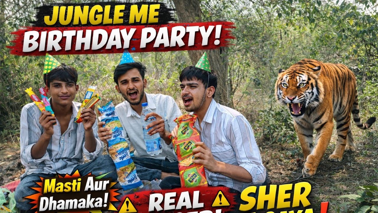 Jungle Me Birthday Party 🎂🐯 | जंगल जाना भारी पड़ गया 🥹😨