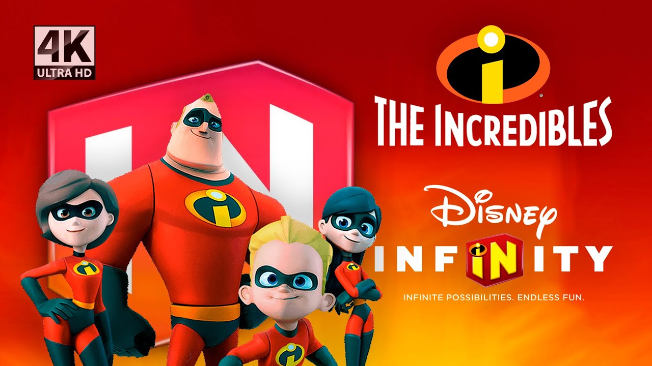 Disney Infinity 1.0 Gameplay | PC/4K 60FPS | The Incredibles | 100% Walkthrough | All Collectibles