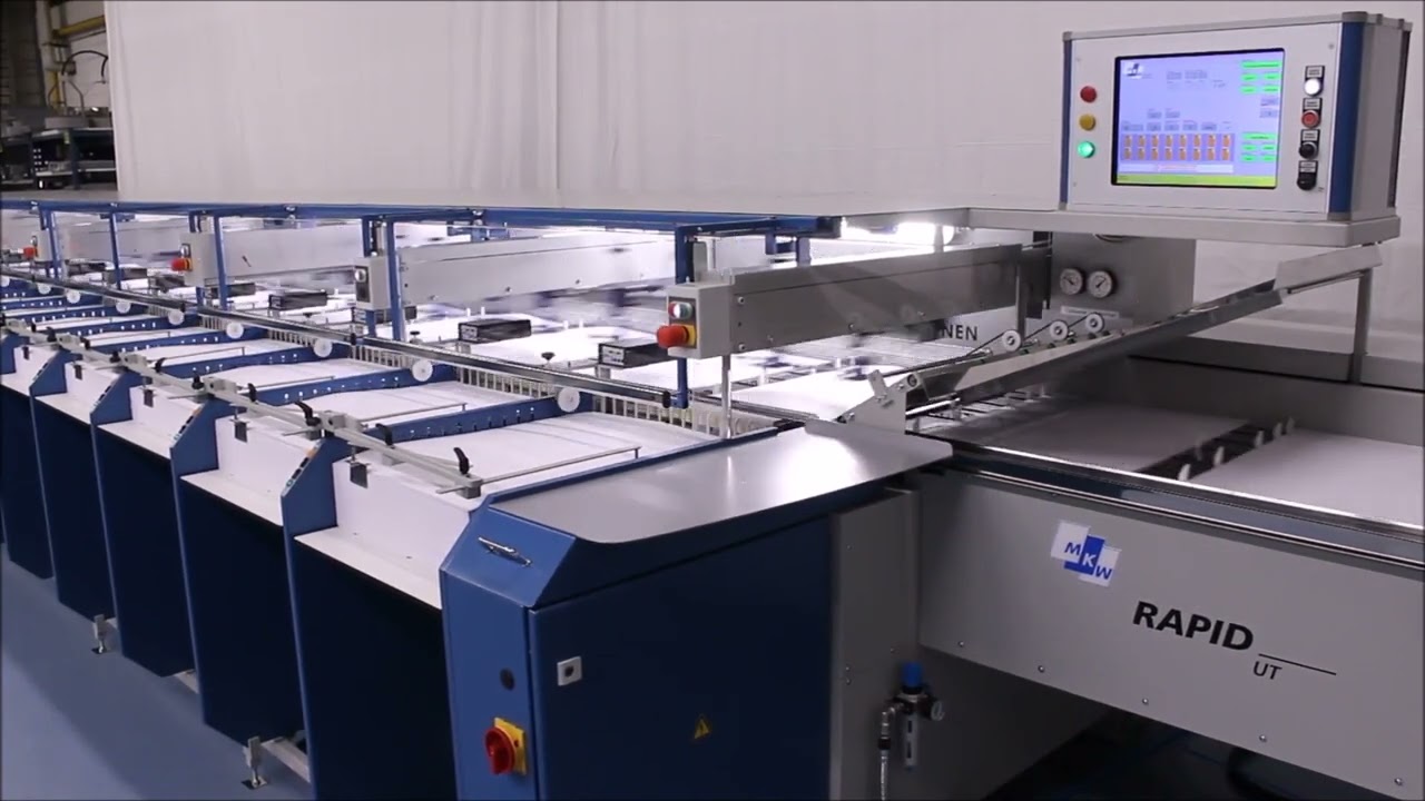 MKW RAPID UT Assembleuse format 70x50 et stacker haute pile