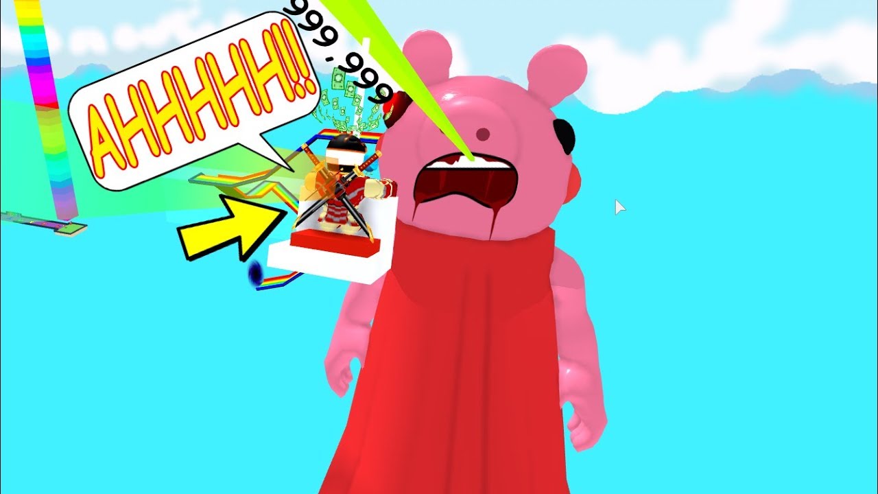 ЗИПЛАЙН ROBLOX В РОТ СВИНЬИ!! | Странная сторона Roblox: Приключения свиньи