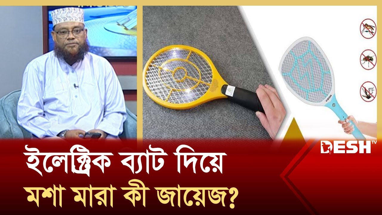 ইলেক্ট্রিক ব্যাট দিয়ে মশা মারা কী জায়েজ? | Hadith | Islamic Video | Desh TV Islamic Show