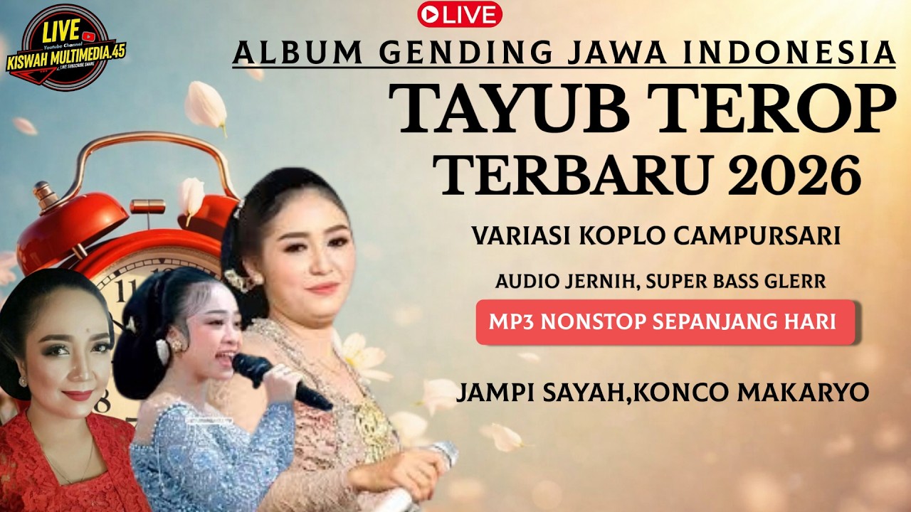 🔴LIVE ALBUM MP3 TAYUB TEROP GENDING JAWA INDONESIA, FULL VARIASI KOPLO CAMPURSARI, TERBARU 2026