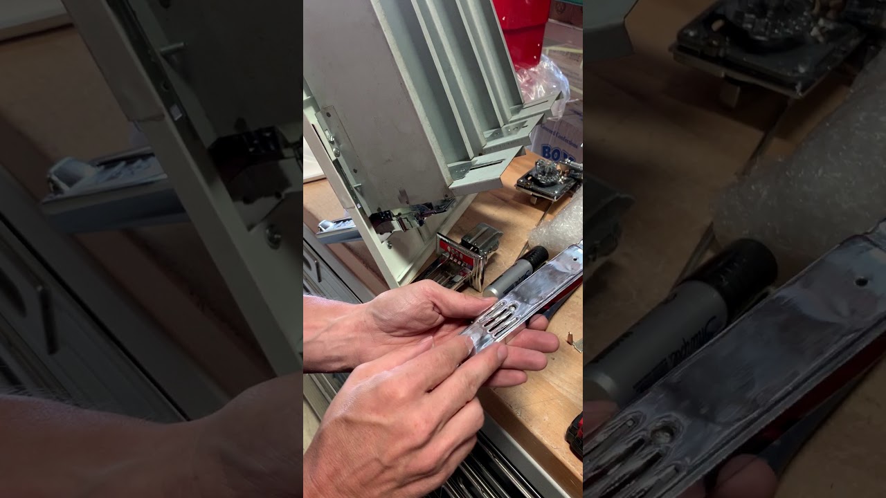 Changing vertical slide coin mechanism from 50 cents to 75 cents  - Sticker and Tattoo Vending