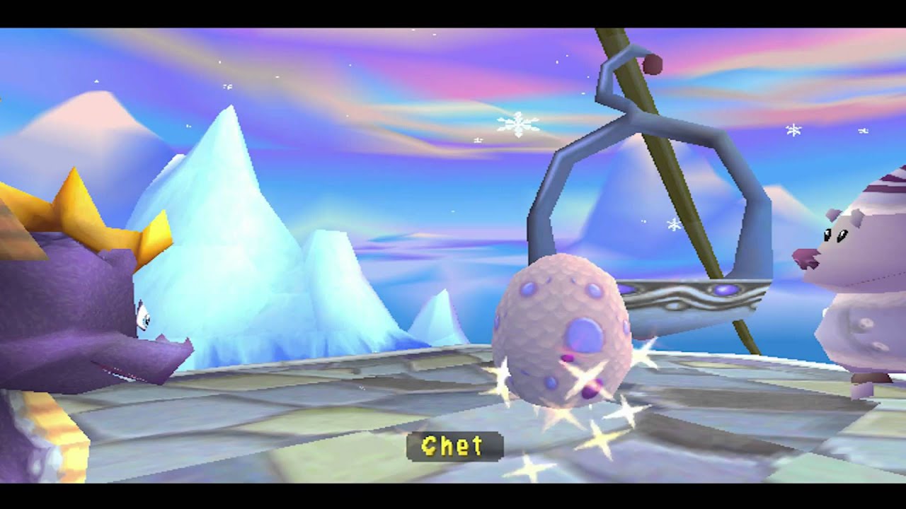 Spyro 3: Year of the Dragon (PS1) walkthrough - Icy Peak