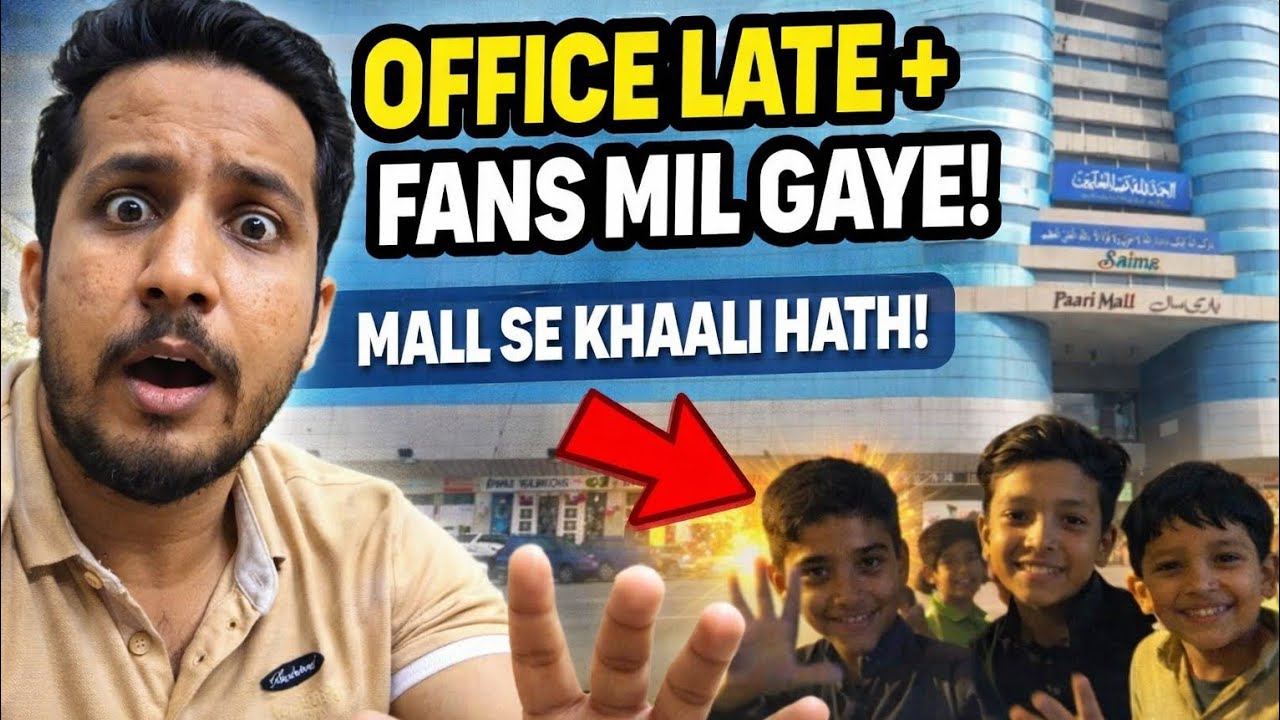 OFFICE LATE + FANS MIL GAYE!MALL SE KHAAALI HATH | 7-mar-26