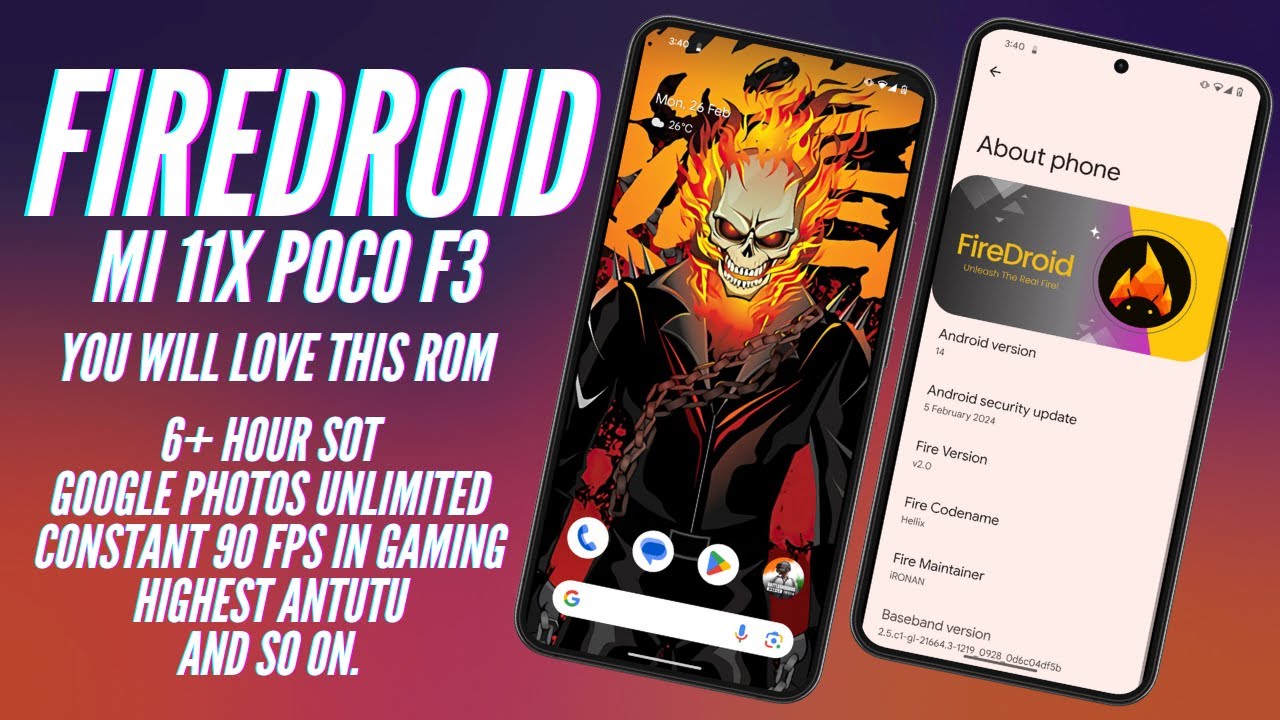 FireDroid 2.0 Custom ROM Review: Mi 11x & Poco F3 - Performance Gain & Battery Boost.