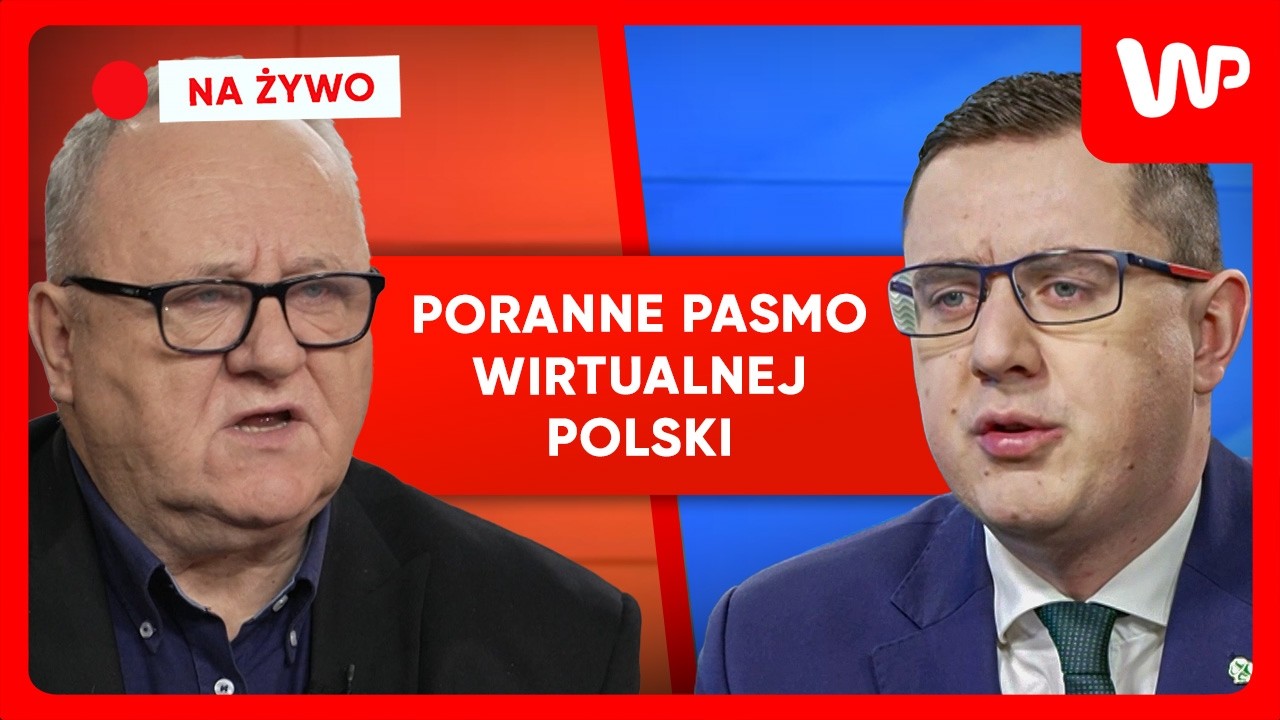 [NA ŻYWO] Poranne pasmo WP. Gośćmi: Miłosz Motyka i gen. prof. Bogusław Pacek