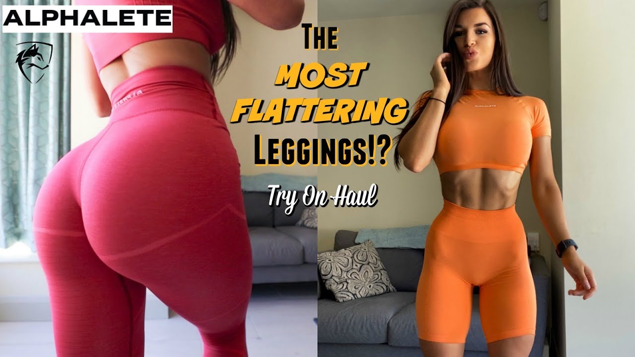 The MOST FLATTERING Gym Leggings I Own?! | Alphalete Haul
