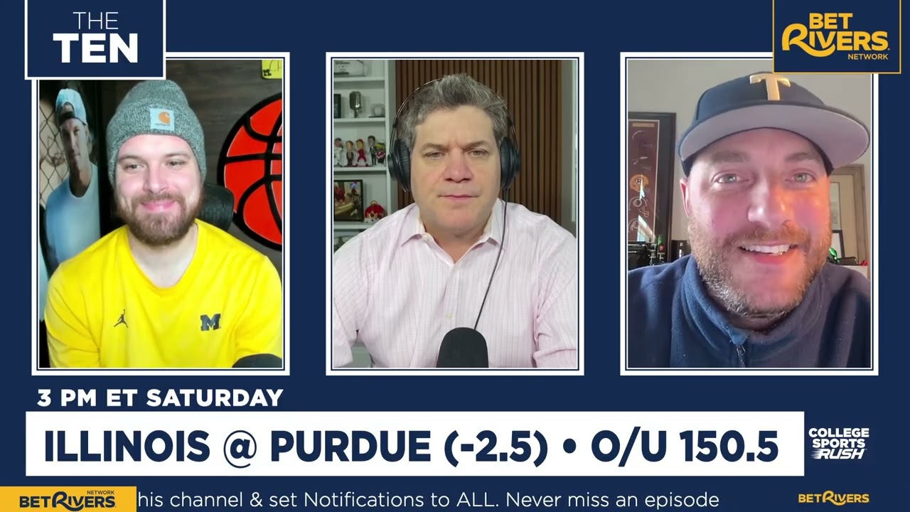 Big Ten Basketball Saturday (1/23) Predictions - Illinois vs Purdue, Maryland vs Michigan St
