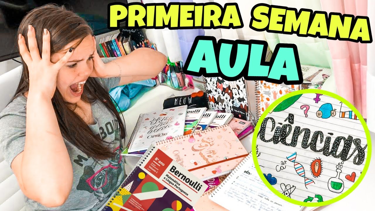 COMO FOI A PRIMEIRA SEMANA DE AULA NO 8º ANO - Manuzinha Star