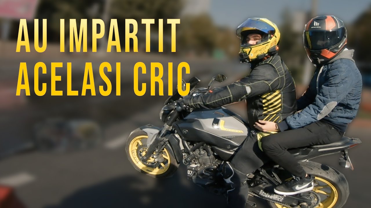 NutzRider are pe cineva special in spate pe Yamaha MT-07