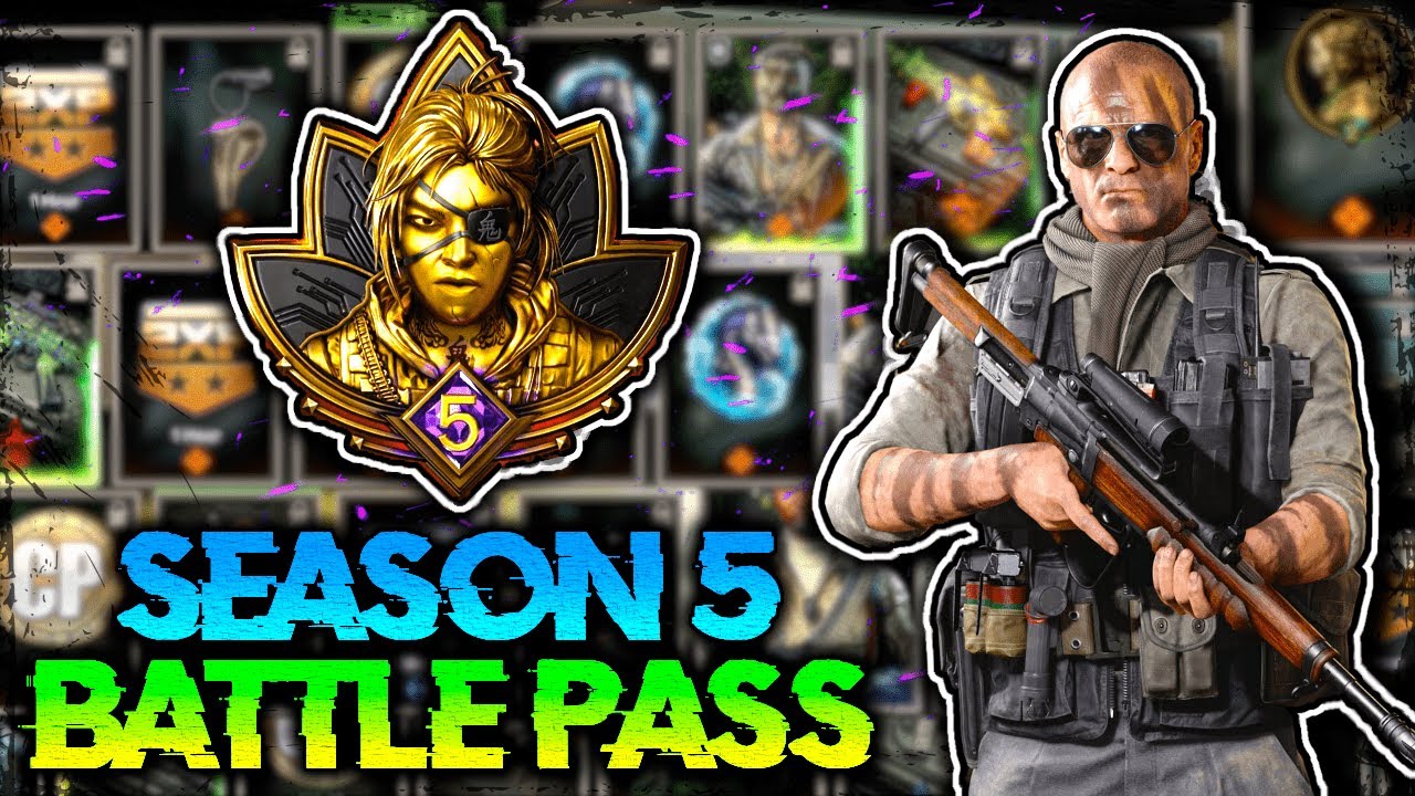 Season 5 Battle Pass Showcase - All Cold War/Warzone Unlockable Items