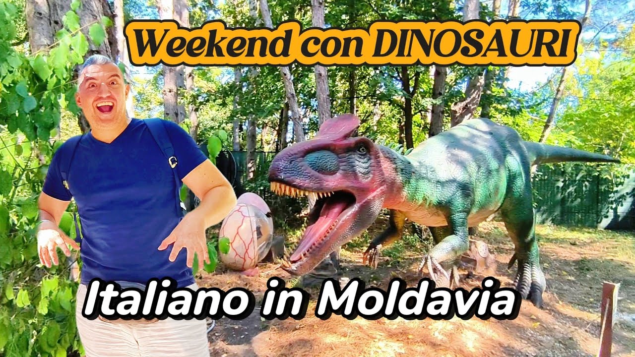 Italiano in Moldavia | Weekend tra dinosauri e natura verde | pizza con quello che c&rsquo;&egrave; in frigo