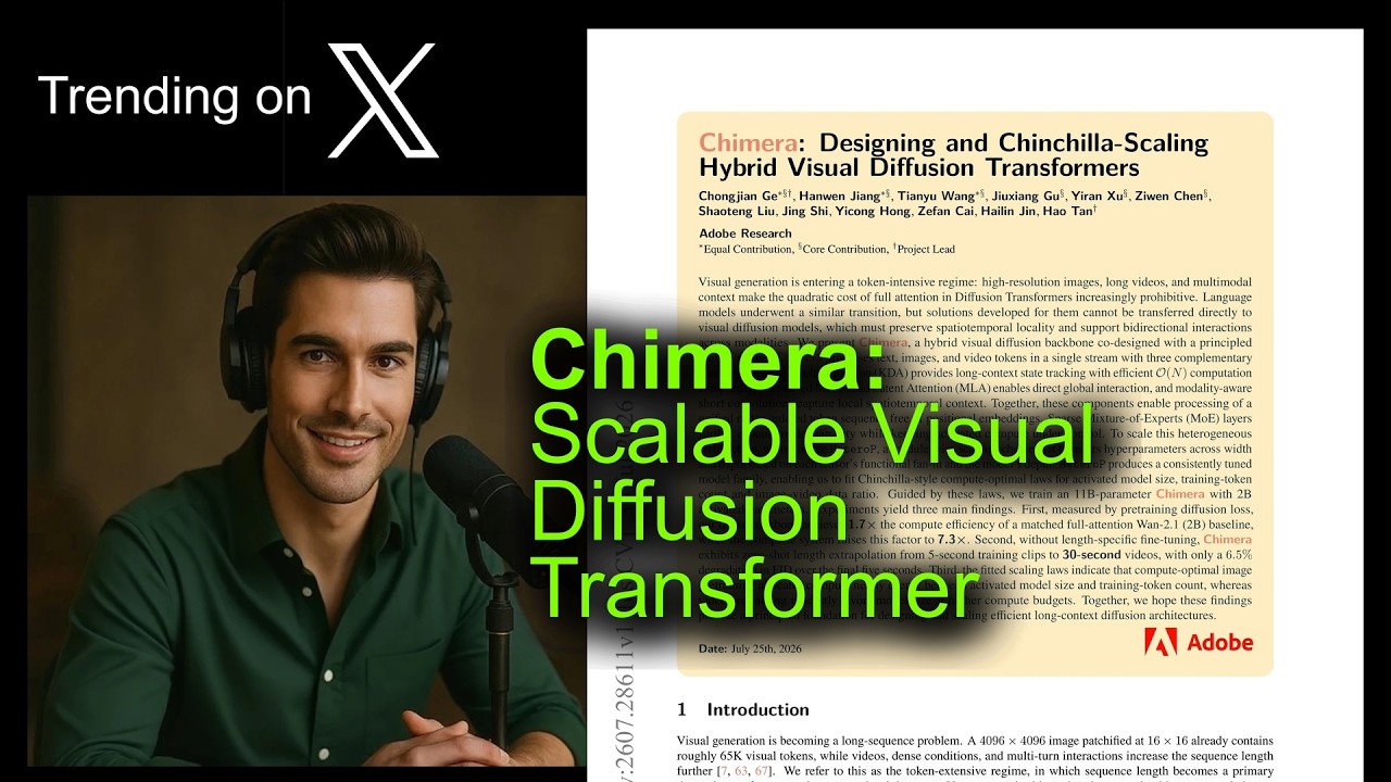 Chimera: Scalable Visual Diffusion Transformer