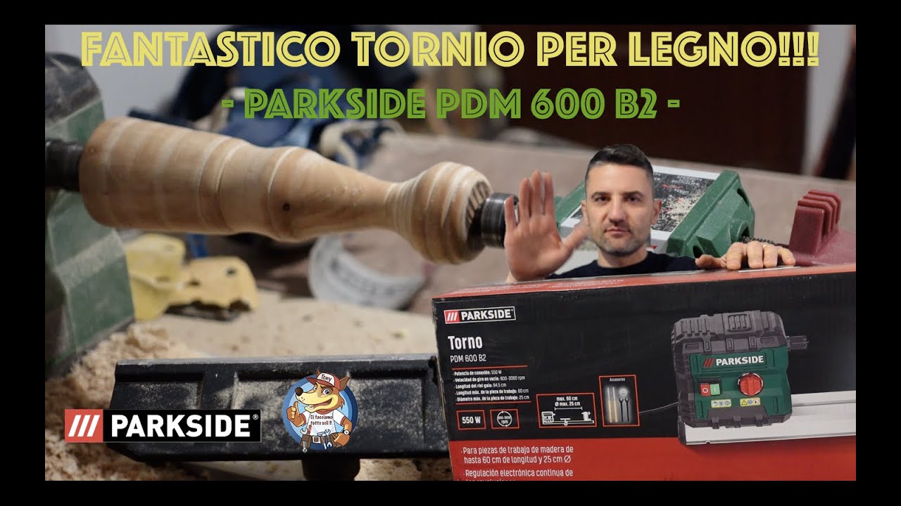 PARKSIDE PDM 600 B2 TORNIO PER LEGNO. FANTASTICO!!!!!!