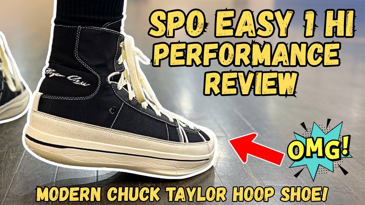 Современные кроссовки Chuck Taylor Hoop &mdash; Easy 1 Hi Performance Review