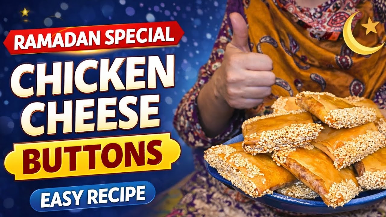 Chicken Cheese Button Recipe | Ramadan Special Recipe | Easy & Quick Recipe 