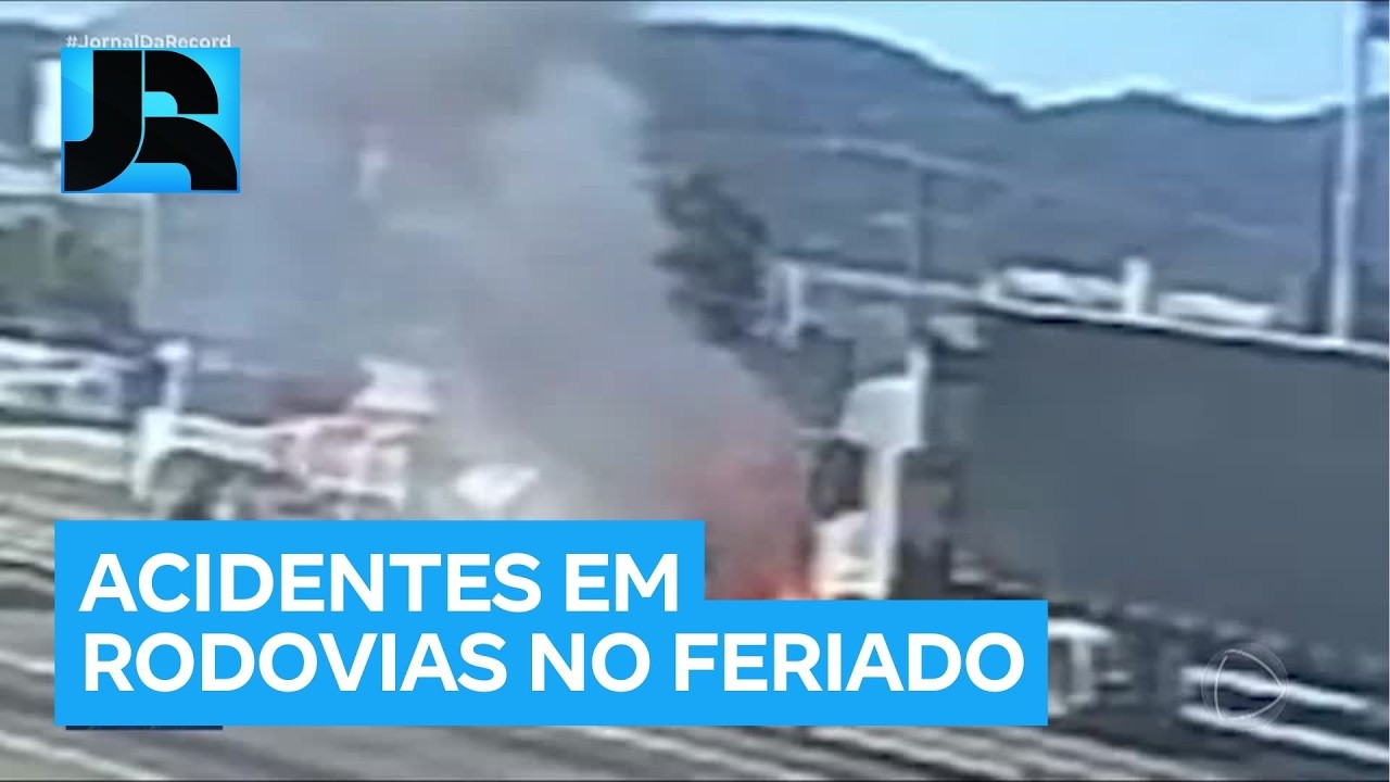 Mais de mil acidentes s&atilde;o registrados nas rodovias durante o Carnaval, segundo balan&ccedil;o da PRF