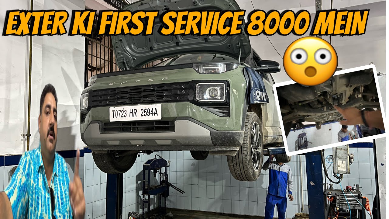 8000 Hazaar Lag Gaye First Service Mein | Aisa Kya Hua Exter Ki Pehli Service Mein | #hyundai