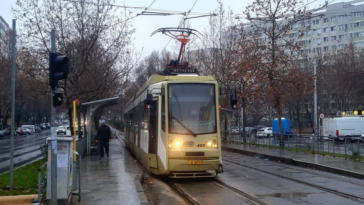 Tramvaie in zona Dristor.