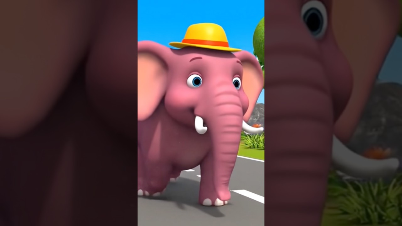 Five Fat Elephants Song | Hindi Rhymes for Kids | Nursery Rhymes | Animal song | Ballu Mama Tv #s...
