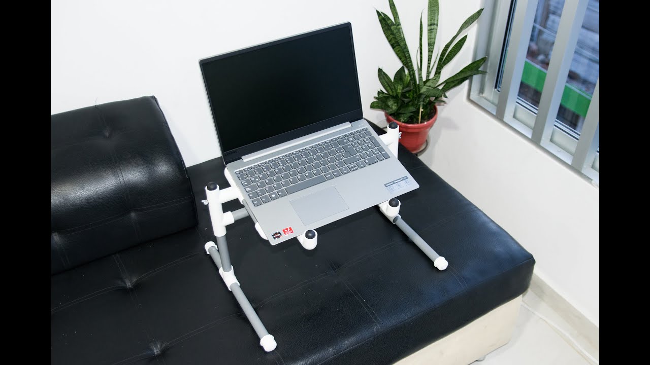 Como Hacer Una Mesa Para Portátil O Laptop Fácil En PVC - Glup Glup Club